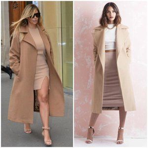 Zara Long Camel Coat